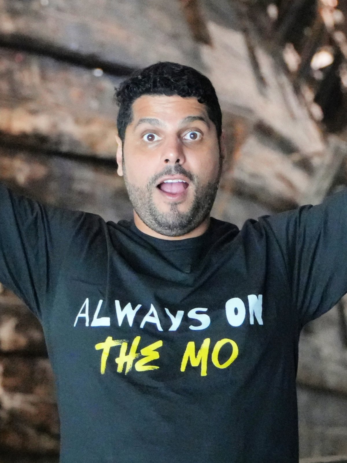 Mo, host of Always On The Mo, at the Vasa Museum in Stockholm